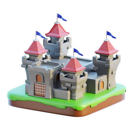 Castelo  3D Icon