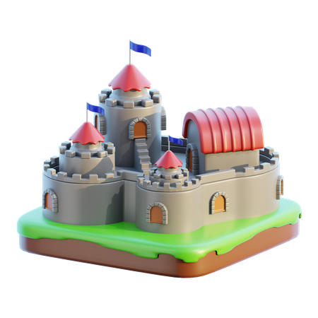 Castelo  3D Icon