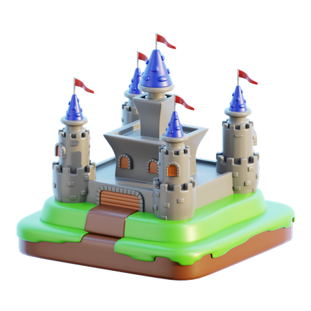 Castelo  3D Icon