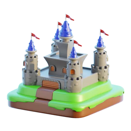 Castelo  3D Icon