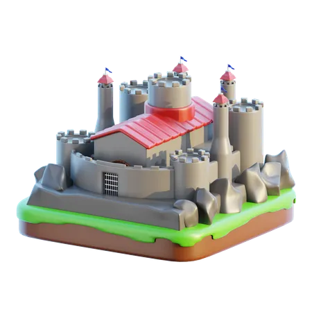 Castelo  3D Icon