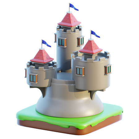 Castelo  3D Icon