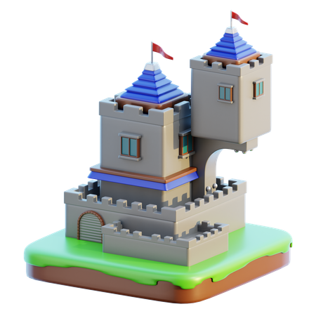 Castelo  3D Icon