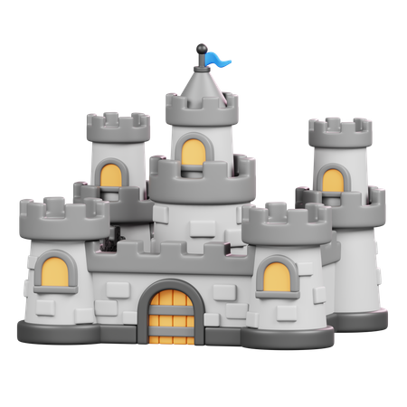 Castelo  3D Icon