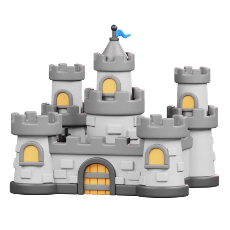 Castelo  3D Icon