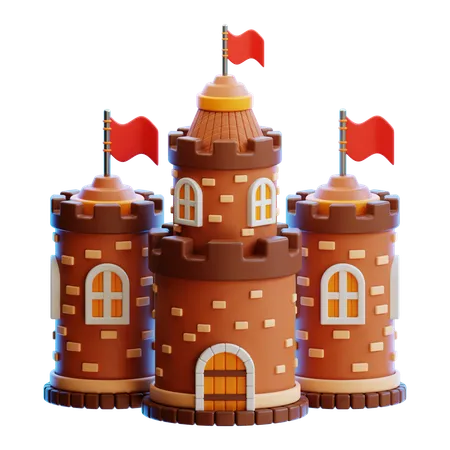 Castelo  3D Icon