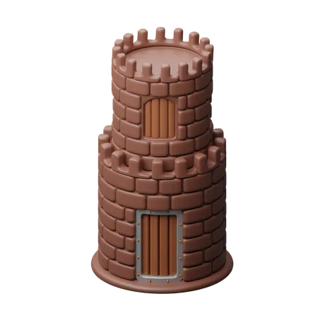 Castelo  3D Icon