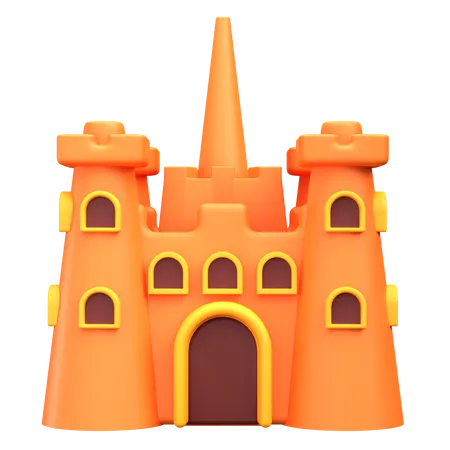 Castelo  3D Icon