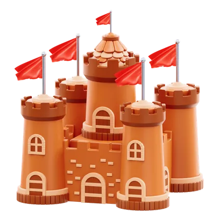 Castelo  3D Icon