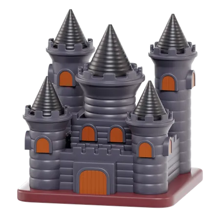 Castelo  3D Icon