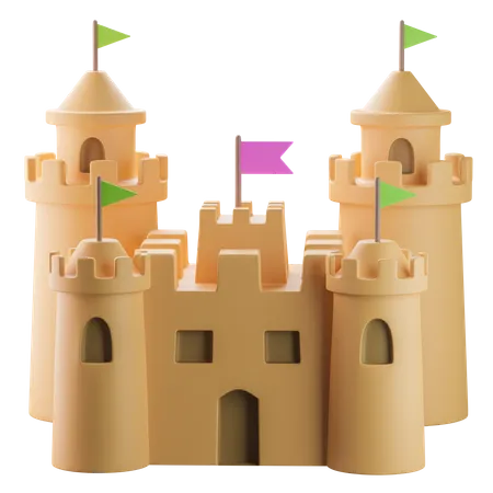 Castelo  3D Icon