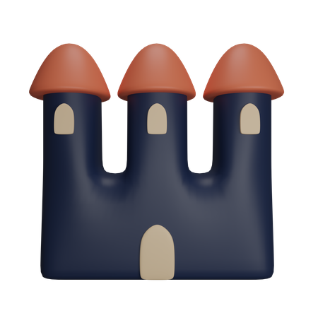 Castelo  3D Icon