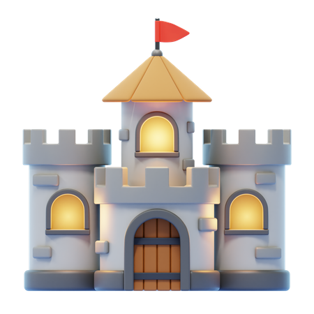 Castelo  3D Icon