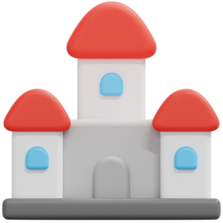 Castelo  3D Icon