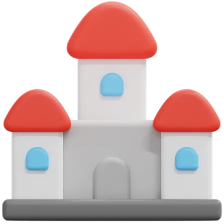 Castelo  3D Icon