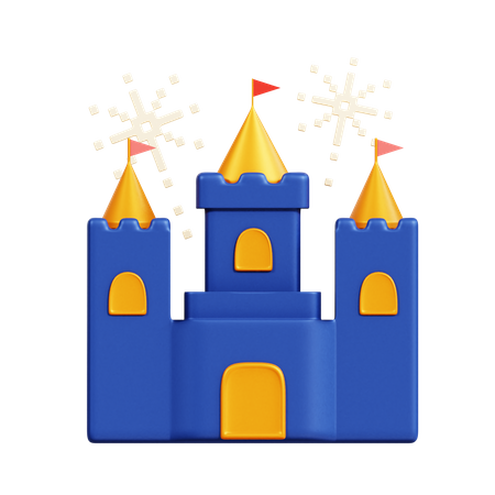 Castelo  3D Icon