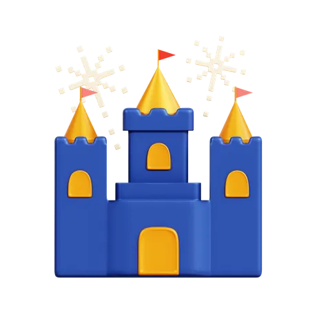 Castelo  3D Icon