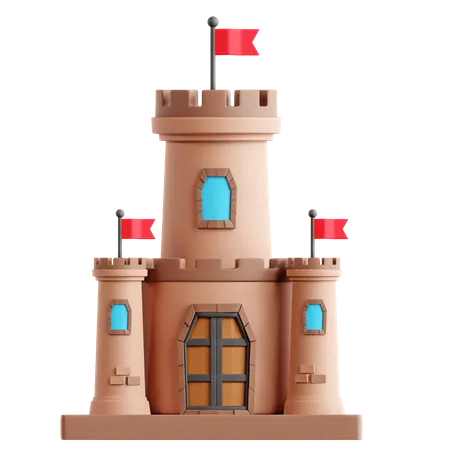 Castelo  3D Icon