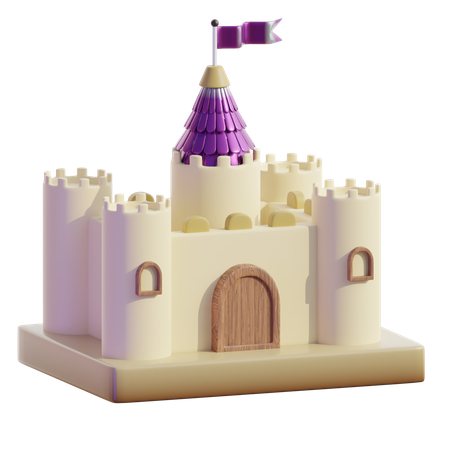 Castelo  3D Icon