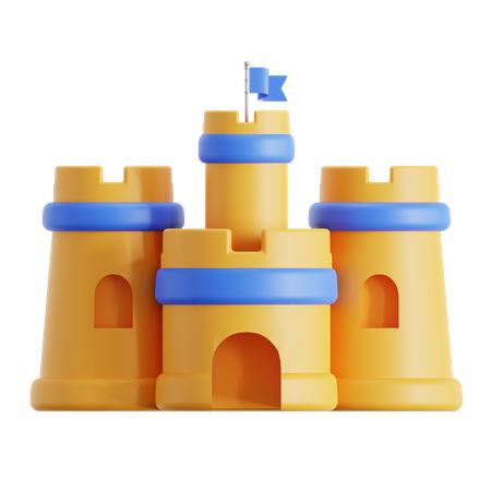 Castelo de Areia  3D Icon