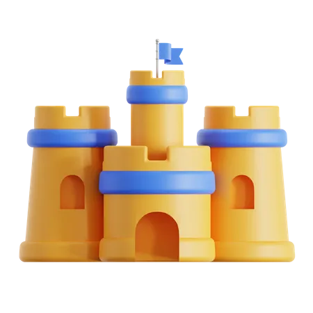 Castelo de Areia  3D Icon