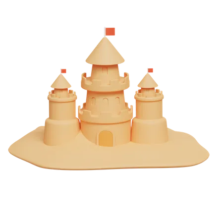 Castelo de Areia  3D Icon