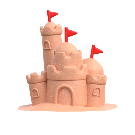 Castelo de Areia  3D Icon