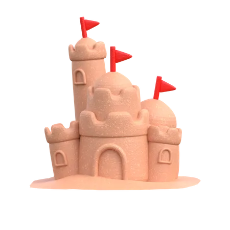 Castelo de Areia  3D Icon