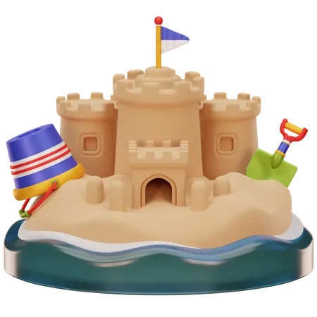 Castelo de Areia  3D Icon