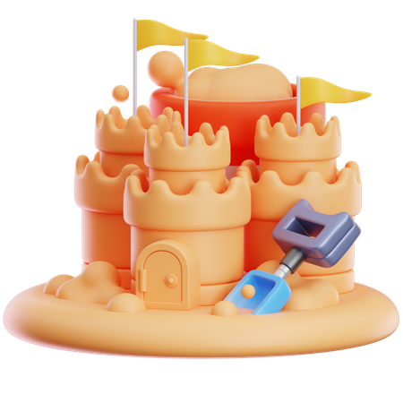 Castelo de Areia  3D Icon