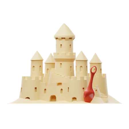 Castelo de Areia  3D Icon