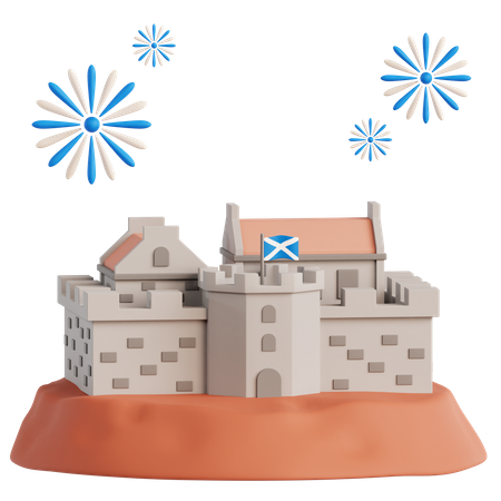 Castelo de Edimburgo  3D Icon