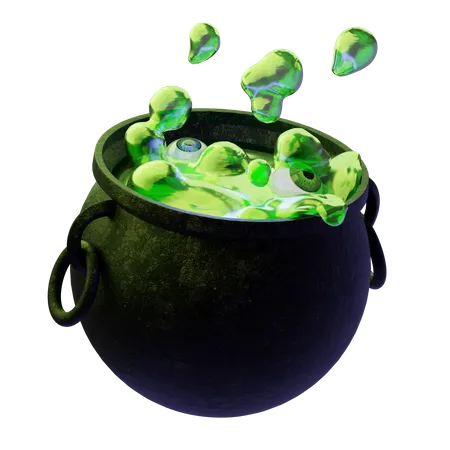 Cauldron Pot  3D Icon