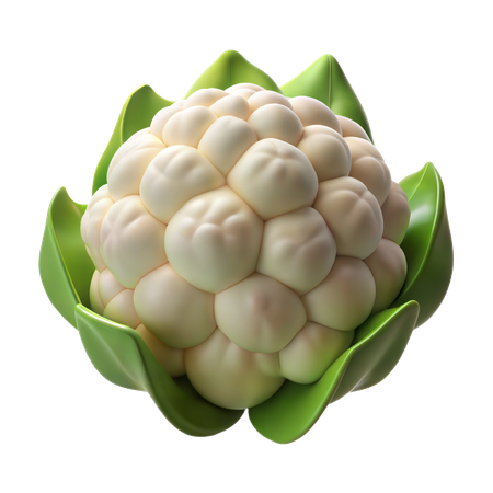 Cauliflower  3D Icon