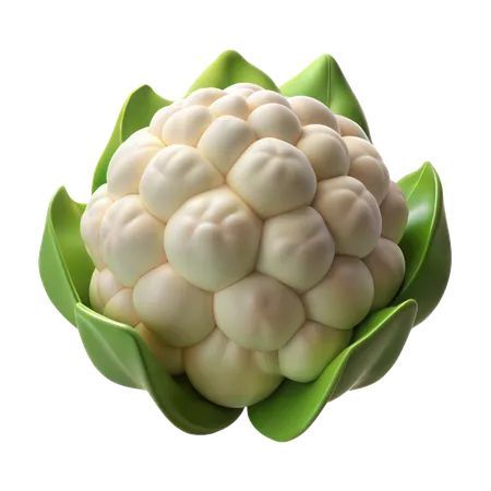 Cauliflower  3D Icon