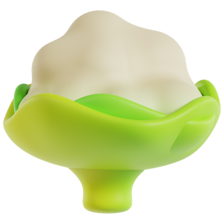 Cauliflower  3D Icon