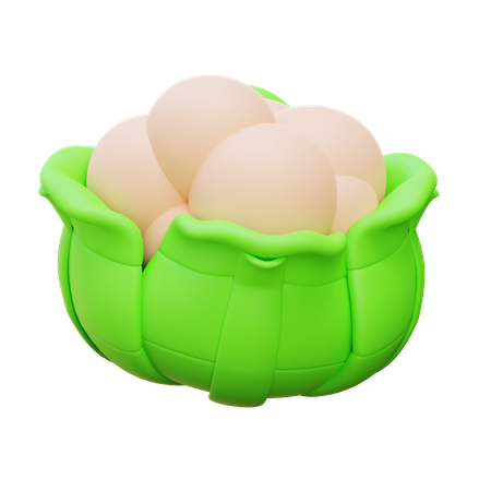 Cauliflower  3D Icon