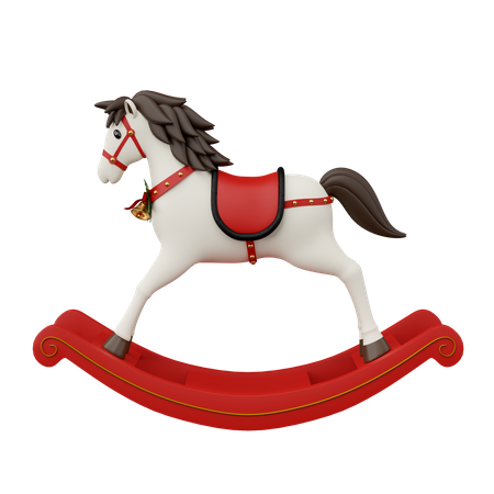 Cavalo de pau  3D Icon