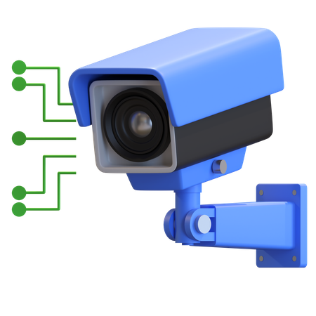 Cctv Camera  3D Illustration