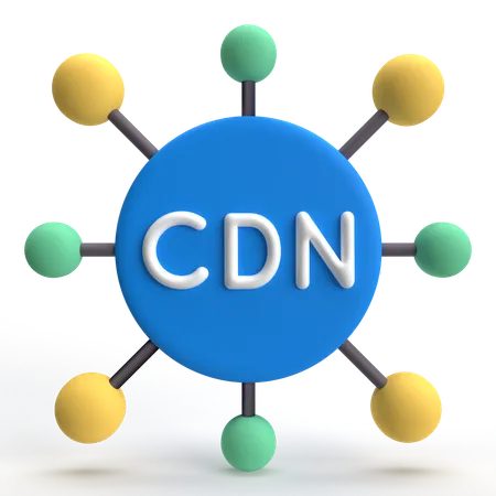 CDN  3D Icon