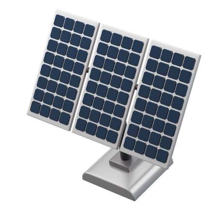 Célula solar  3D Icon