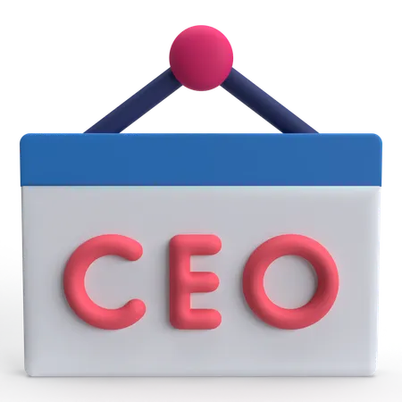 CEO  3D Icon