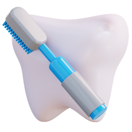 Lavando los dientes  3D Icon