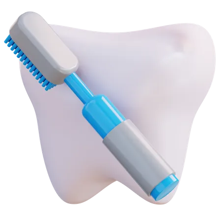 Lavando los dientes  3D Icon