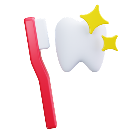 Cepillo de dientes  3D Icon