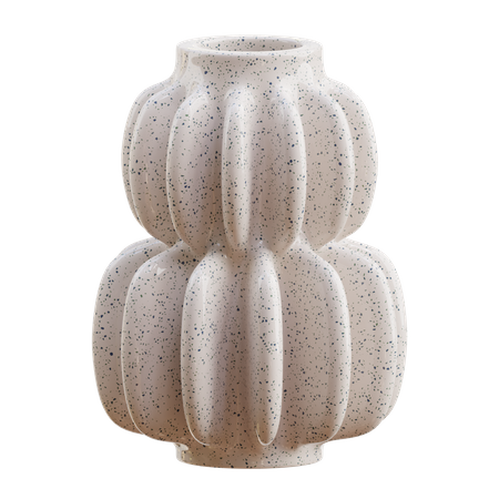 Ceramic Flower Vase  3D Icon