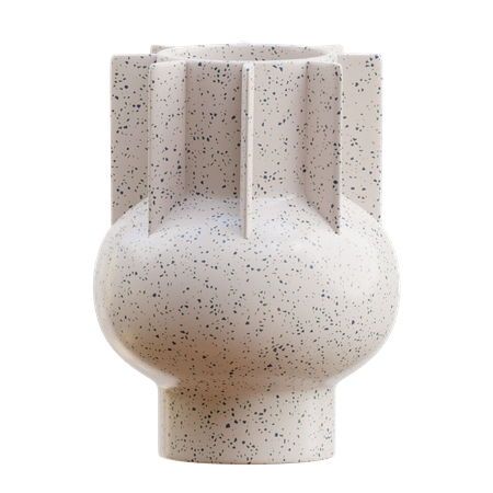 Ceramic Flower Vase  3D Icon