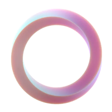 Cercle tordu  3D Icon