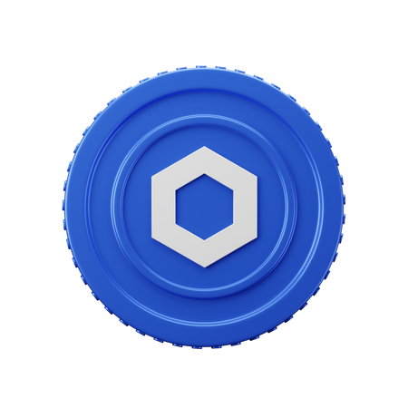 Chainlink Coin LINK  3D Icon