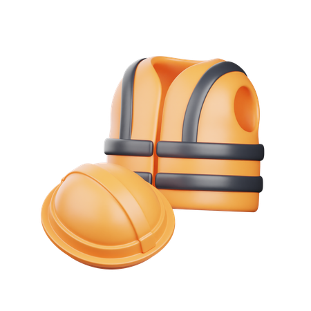 Chaleco de seguridad  3D Icon